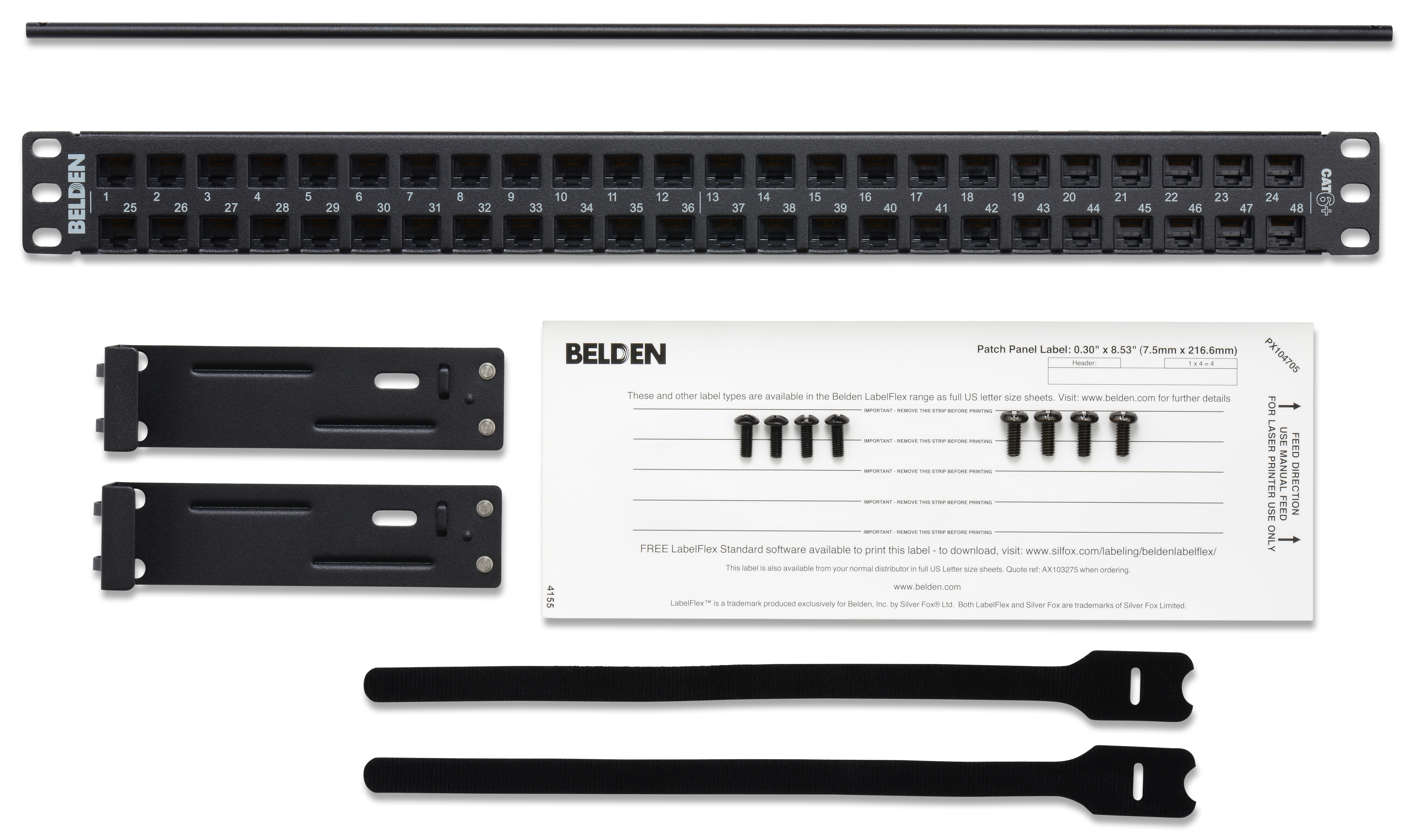 Coupleur CAT 6 KCONN PP 48 1U