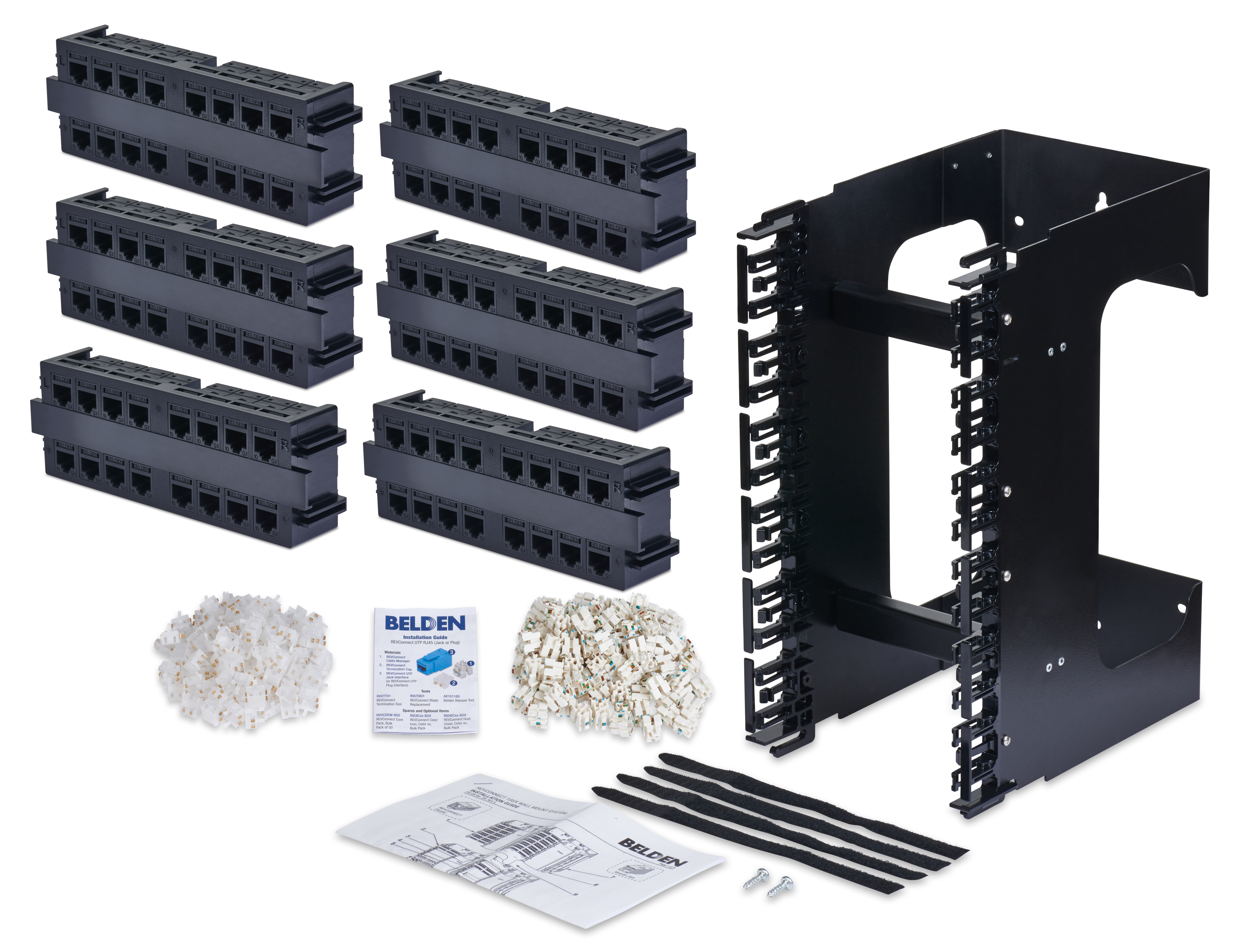 Prises du kit REVConnect à montage mural 96P