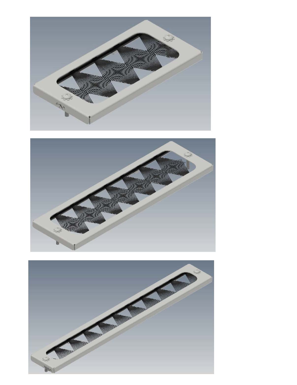 Kit de brosses pour le haut du cadre de l'armoire