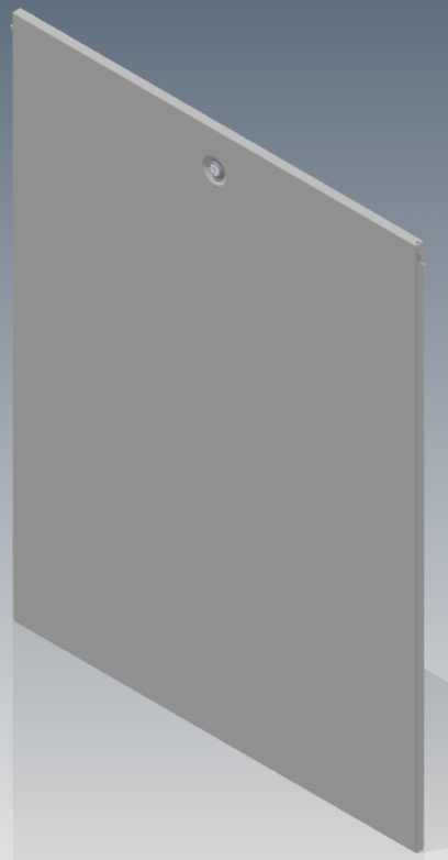 Panneau latéral/séparateur pour série d'armoires