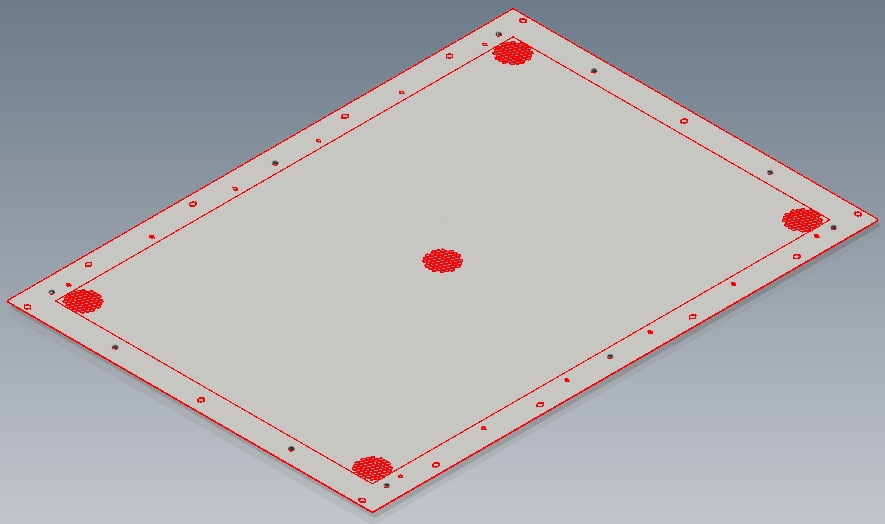 Options de panneau supérieur perforé pour XHM